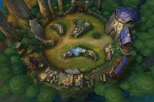 英雄联盟开发者日志：竞技场新增禁魔石林、远古树林地图 配图