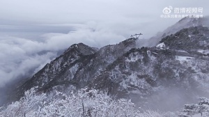 效仿泰山队,泰山队球迷组织连续18年登泰山,山顶体感温度零下 配图