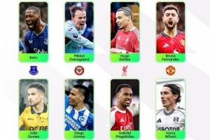 英超第28轮最佳球员候选：埃基蒂克、B费、加布里埃尔在列 配图