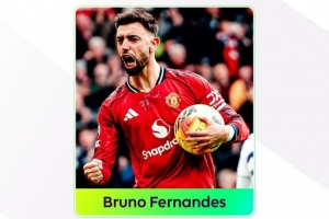 传射建功!B费当选英超第28轮最佳球员,本赛季第四次获奖 配图