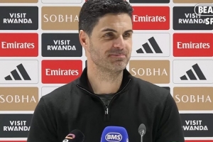 阿尔特塔:对我们角球进攻没进更多球不满 这个时代我只能踢9号位 配图