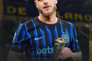 首开纪录！迪马尔科当选国米2-0热那亚的全场最佳球员 配图