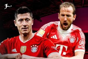 追逐莱万单赛季41球纪录!凯恩德甲24轮30球,还剩10轮能打破吗? 配图