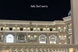 局势不稳！在卡塔尔征战世亚预的上海外援古德温社媒报平安！ 配图