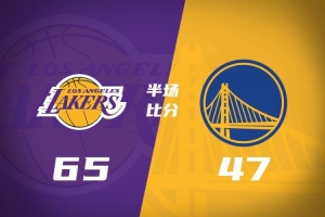 半场战报-湖人65-47领先勇士 老詹20+4+4 里夫斯13分 东契奇10+6 配图