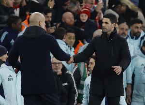 英媒:4月曼城vs阿森纳成为争冠关键 枪手若赢曼城拿23分可夺冠 配图