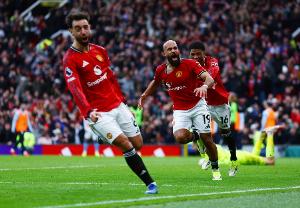 传射建功，B费达成生涯400次参与进球里程碑，贡献215球185助 配图