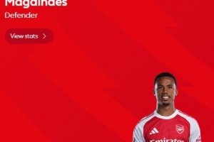 助攻萨利巴!英超官方:加布里埃尔当选阿森纳2-1切尔西全场最佳 配图