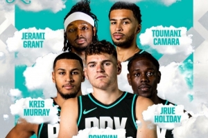 开拓者VS黄蜂首发：霍勒迪+克林根领衔 黄蜂三核+小乔+迪亚巴特 配图