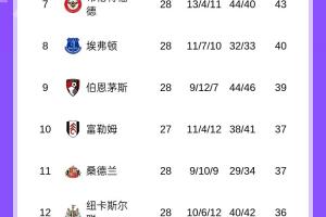 不容易的三分!英超积分榜:曼城1球小胜利兹联,距榜首阿森纳2分 配图