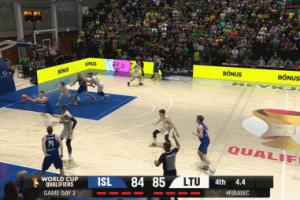 斩杀巨人!世界第45的冰岛世欧预绝杀世界第9立陶宛 位居小组第1 配图