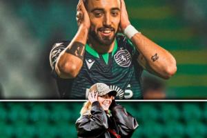 “悉尼妹”造访葡体，做出B费同款捂耳朵庆祝 配图