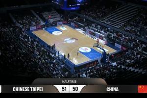 醒一醒！余嘉豪9+5 贺希宁8分 中国男篮半场落后中国台北1分 配图