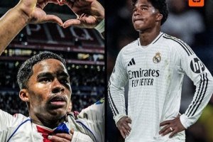 恩德里克在里昂8场比赛参与9球，超过在皇马40场参与进球数量 配图