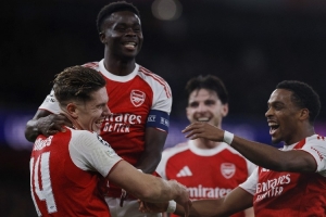 霍德尔：枪手扛住了曼城取胜的压力，你别管用啥方式枪手就是赢了 配图