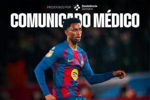 巴萨官方：巴尔德左大腿股二头肌受伤，预计缺阵4周 配图