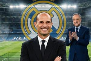 罗体：皇马准备第三次邀请阿莱格里执教，但后者目前在米兰很开心 配图