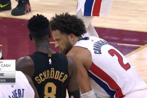 打趣兄弟!施罗德to坎宁安:别和我讲话 大家喊你MVP后都不接电话 配图