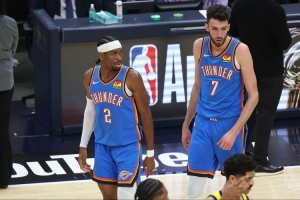 数据专家晒球星两人组净效值：SGA切特同场+17.9最高 东詹最低 配图