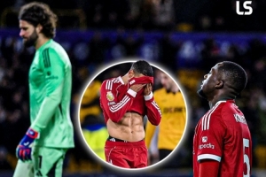 客场落败！利物浦近15年第二次未能在英超比赛中战胜狼队 配图