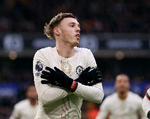 劲射破门,帕尔默生涯首次在英超对阵积分前5球队打进非点球进球 配图