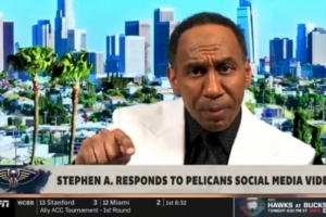 A·史密斯：垃圾鹈鹕还好意思怼我 你们队除了锡安没人比我人气高 配图