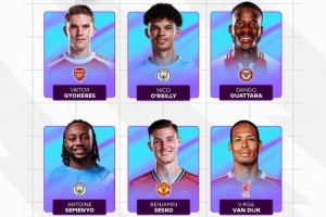 英超2月最佳候选：约克雷斯、舍什科、范戴克、塞梅尼奥在列 配图