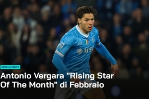 官方：那不勒斯中场维尔加拉被评为意甲2月最佳U23球员 配图