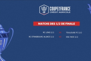 法国杯半决赛对阵:朗斯vs图卢兹、斯特拉斯堡vs尼斯 配图