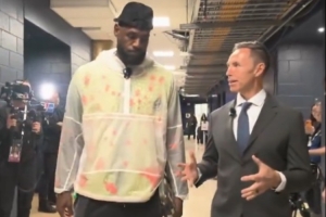 如何限制约基奇？詹姆斯：希望他投丢 必须限制好他身边的人 配图