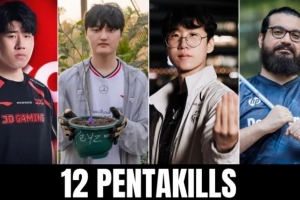 外媒统计五杀最多选手：GALA、Peyz、Ruler十二次并列第一 配图