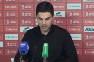 阿尔特塔:萨利巴受伤的是另一个脚踝,我想他将缺战曼斯菲尔德 配图