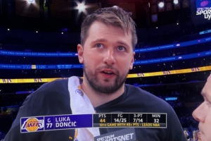 东契奇：步行者打得很快&需要快速回防 我们防守做得相当不错 配图