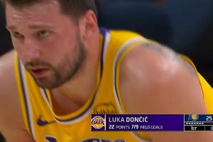 不讲道理！东契奇首节9中7轰下22分 单节20+次数升至历史第四！ 配图