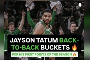 希望你能够涅槃重生!杜兰特转发海报:欢迎回来 塔图姆 配图