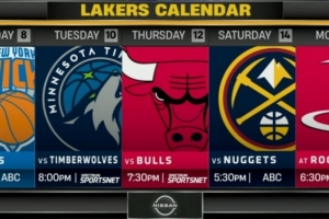 难打！湖人后续5场对手：尼克斯森林狼公牛掘金火箭 4个分区前五 配图