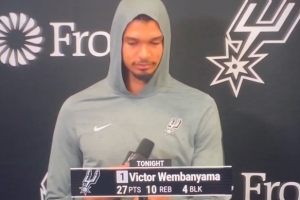 背靠背击败活塞和快船！文班：这是我篮球生涯中最棒的30个小时 配图