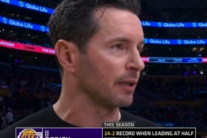 今天稳了?湖人本赛季领先结束上半场时24胜2负 联盟最佳 配图