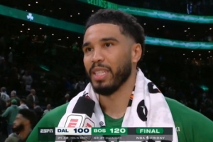 塔图姆谈复出:一路艰辛漫长 很多夜晚都以泪洗面&然后重新振作 配图