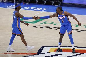 基本盘！雷霆连续三年获得至少50胜 上赛季最终68胜+夺冠 配图