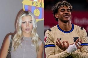 爱情滋润？亚马尔2月底与21岁网红传绯闻 随后斩获首帽+3场4球1助 配图