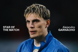 造乌龙+加时破门！加纳乔当选本轮足总杯切尔西队内最佳球员 配图