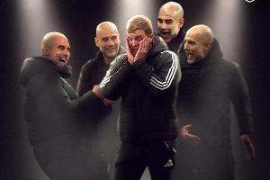 今日趣图：预测欧冠决赛曼城vs纽卡，曼城拿下赛季五杀 配图