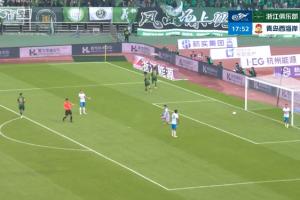 外援连线！米特里策助攻瓜里拉帕反越位单刀破门，浙江1-0领先 配图