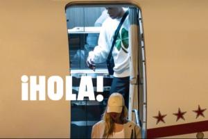 姆巴佩被拍到与26岁绯闻女友走下私人飞机，两人在巴黎共度数日 配图