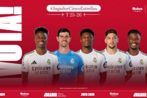 皇马2月最佳球员候选:维尼修斯、库尔图瓦、巴尔韦德在列 配图