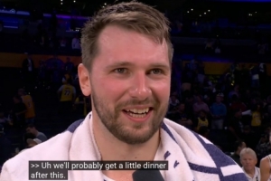 东契奇：我和布伦森一会可能会吃个饭 我们一直以来关系很好 配图