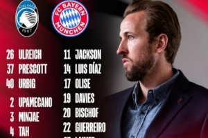 拜仁公布欧冠对亚特兰大名单：凯恩、奥利塞领衔，诺伊尔缺席 配图