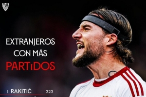 古德利为塞维利亚出战250场比赛，成为队史出场第5多外援 配图