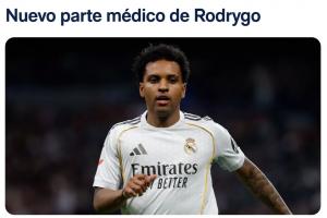 皇马官方：罗德里戈手术成功，修复了前交叉韧带和外侧半月板断裂 配图